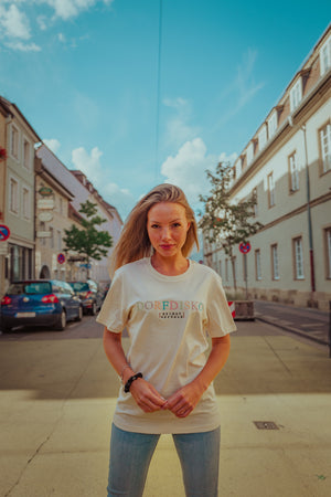T-Shirt Dorfdisko (Unisex) Natural Raw